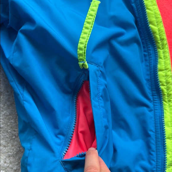 Ladies Columbia Blue Winter Jacket - Picture 5 of 9